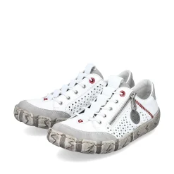 Rieker Dametofler Ren Hvid