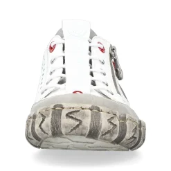 Rieker Dametofler Ren Hvid