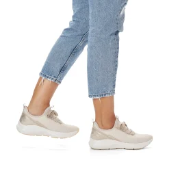 Rieker Dametofler Sandbeige