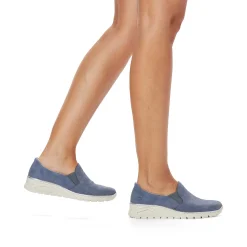 Rieker Dametofler Skiferbla