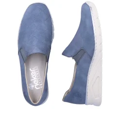 Rieker Dametofler Skiferbla