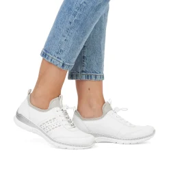 Rieker Dametofler Svanehvide