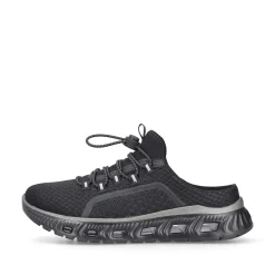 Rieker Dametraesko Asfalt Sort