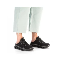 Rieker Dametraesko Asfalt Sort