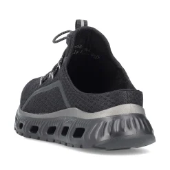 Rieker Dametraesko Asfalt Sort