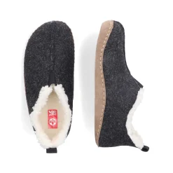 Rieker Dametraesko Asfalt Sort