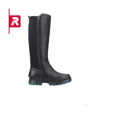 Rieker Evolution DameStøvler Med Hojt Skaft Midnight Black