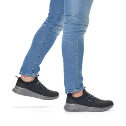 Rieker Herre Hjemmesko Asfalt Sort