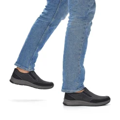 Rieker Herre Hjemmesko Asfalt Sort