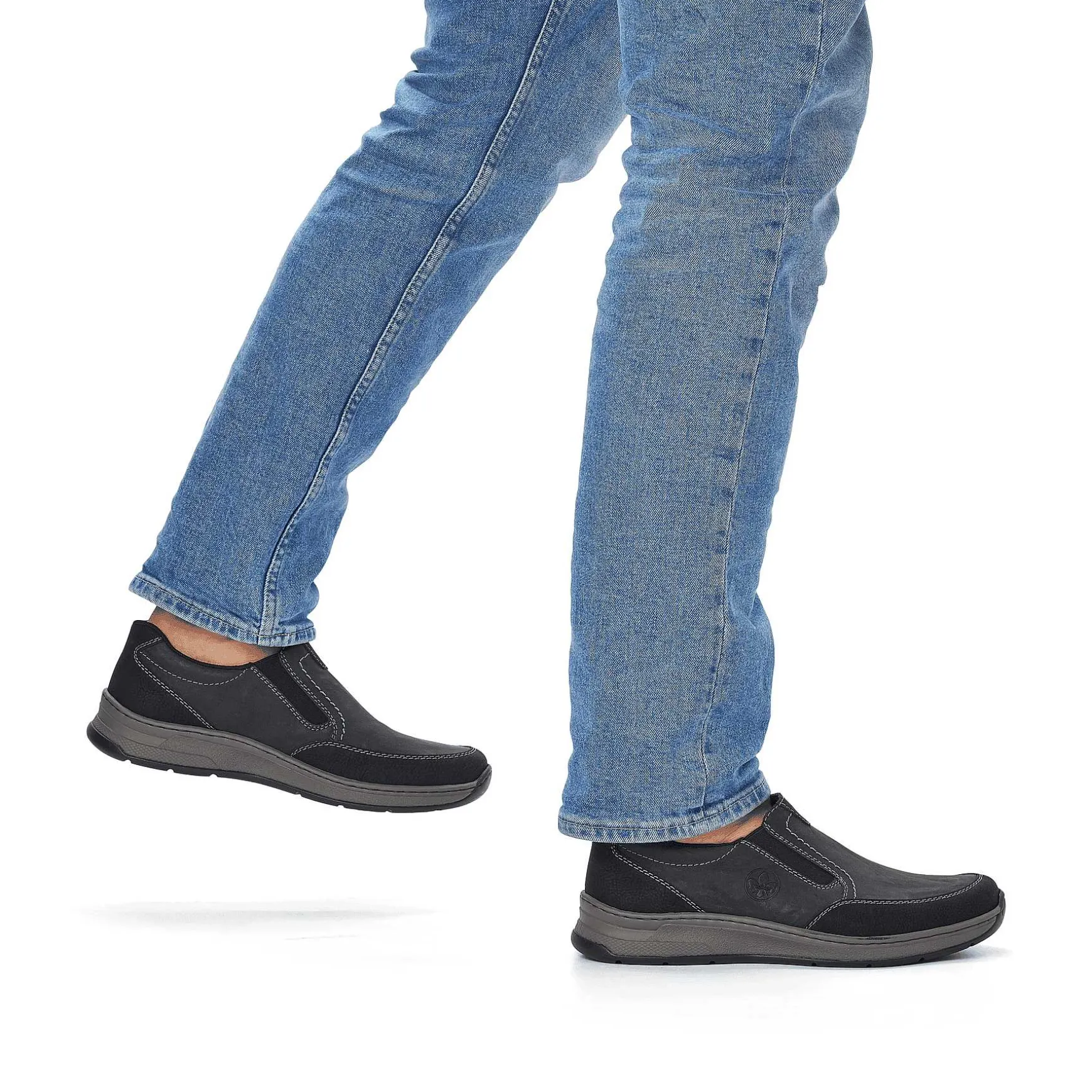 Rieker Herre Hjemmesko Asfalt Sort