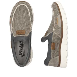 Rieker Herre Hjemmesko Beige-Gra