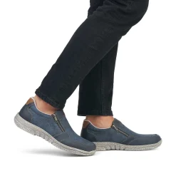 Rieker Herre Hjemmesko Bla Gra