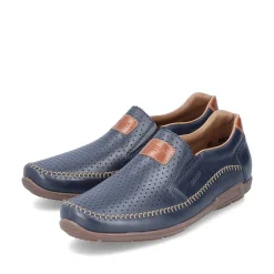 Rieker Herre Hjemmesko Bla Metallic