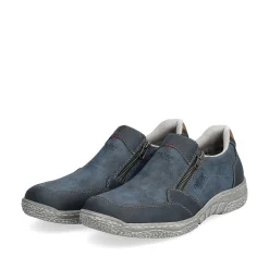 Rieker Herre Hjemmesko Bla Gra