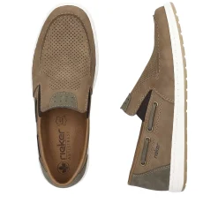 Rieker Herre Hjemmesko Brungra