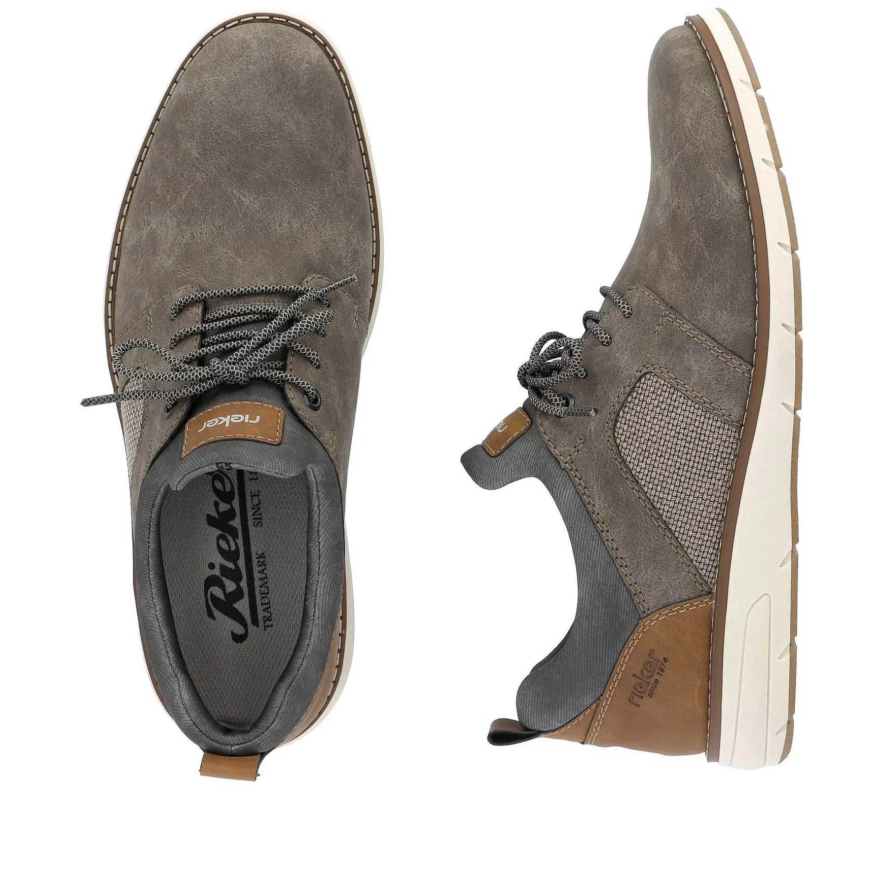 Rieker Herre Hjemmesko Brungra