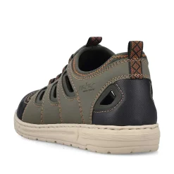 Rieker Herre Hjemmesko Gron Gra