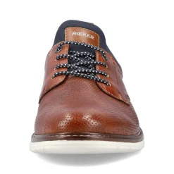 Rieker Herre Hjemmesko Karamelbrun-Pacific Bla