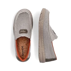 Rieker Herre Hjemmesko Lys Beige-Orange