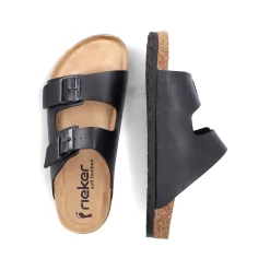 Rieker Herre Muldyr Blank Sort