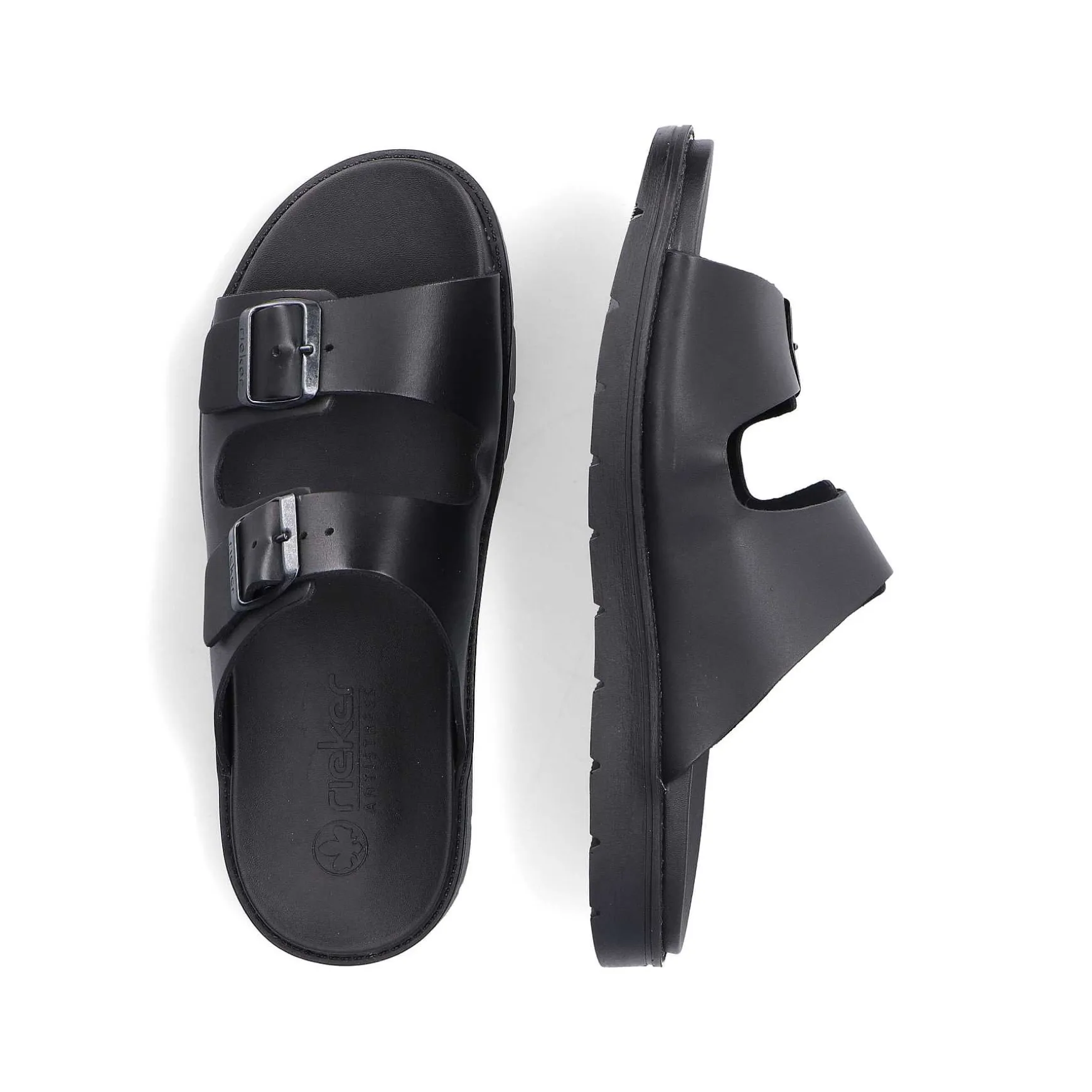 Rieker Herre Muldyr Dyb Sort