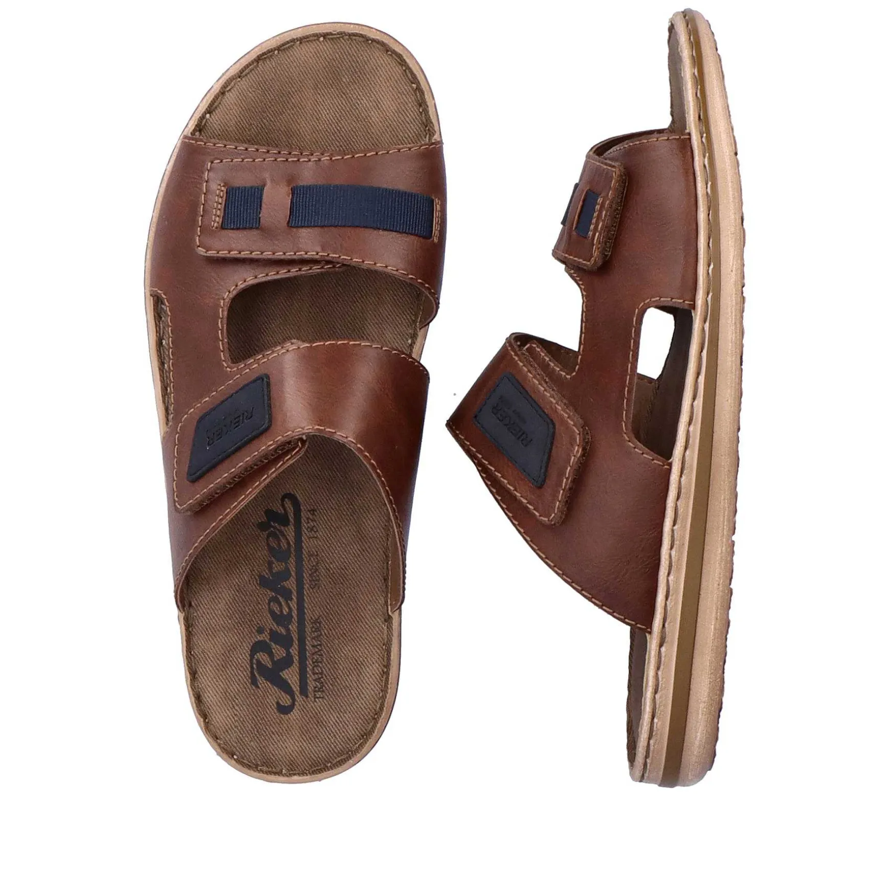 Rieker Herre Muldyr Kaffe Brun