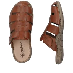 Rieker Herre Muldyr Kastanjebrun