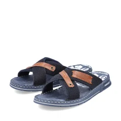 Rieker Herre Muldyr Pacific Bla-Brun