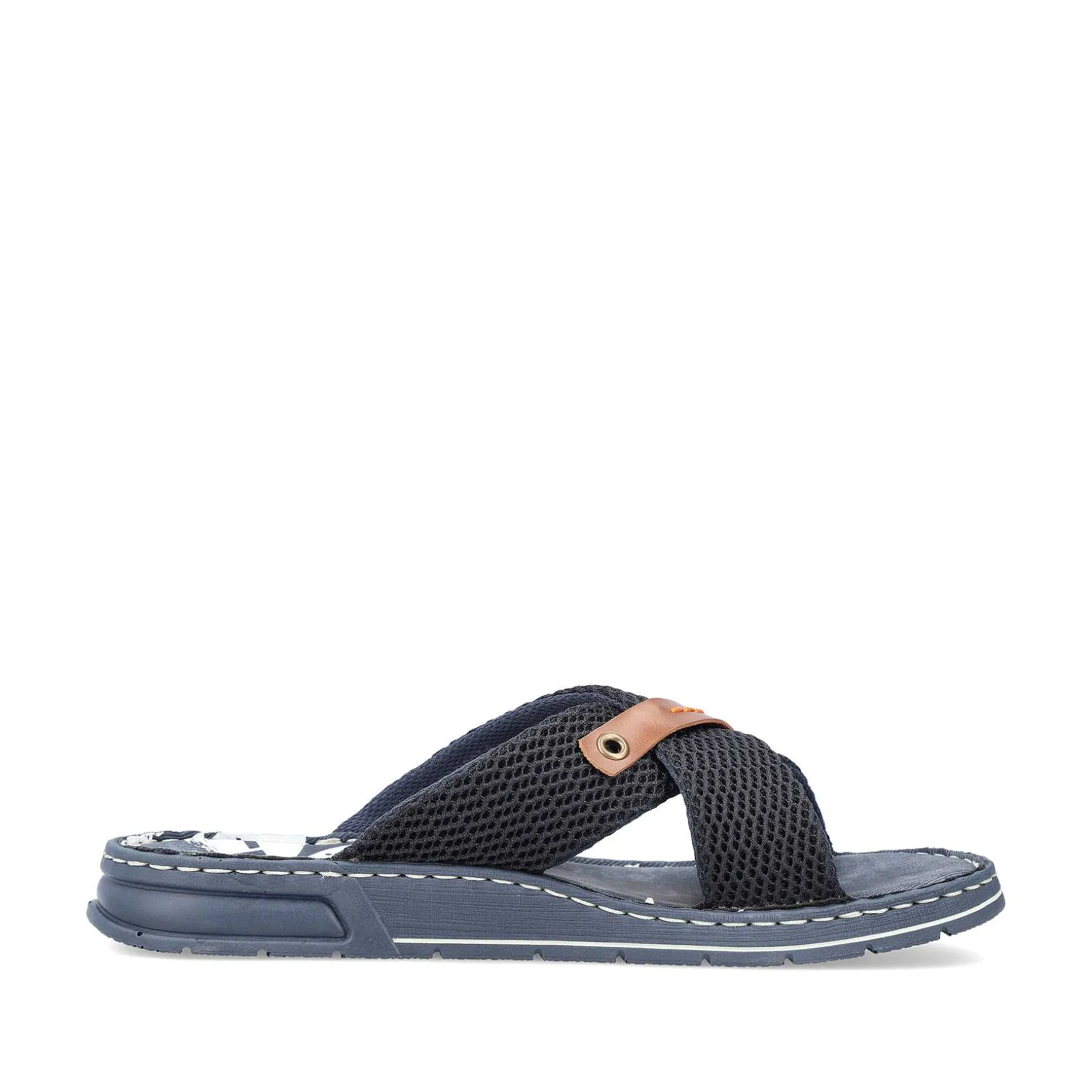 Rieker Herre Muldyr Pacific Bla-Brun