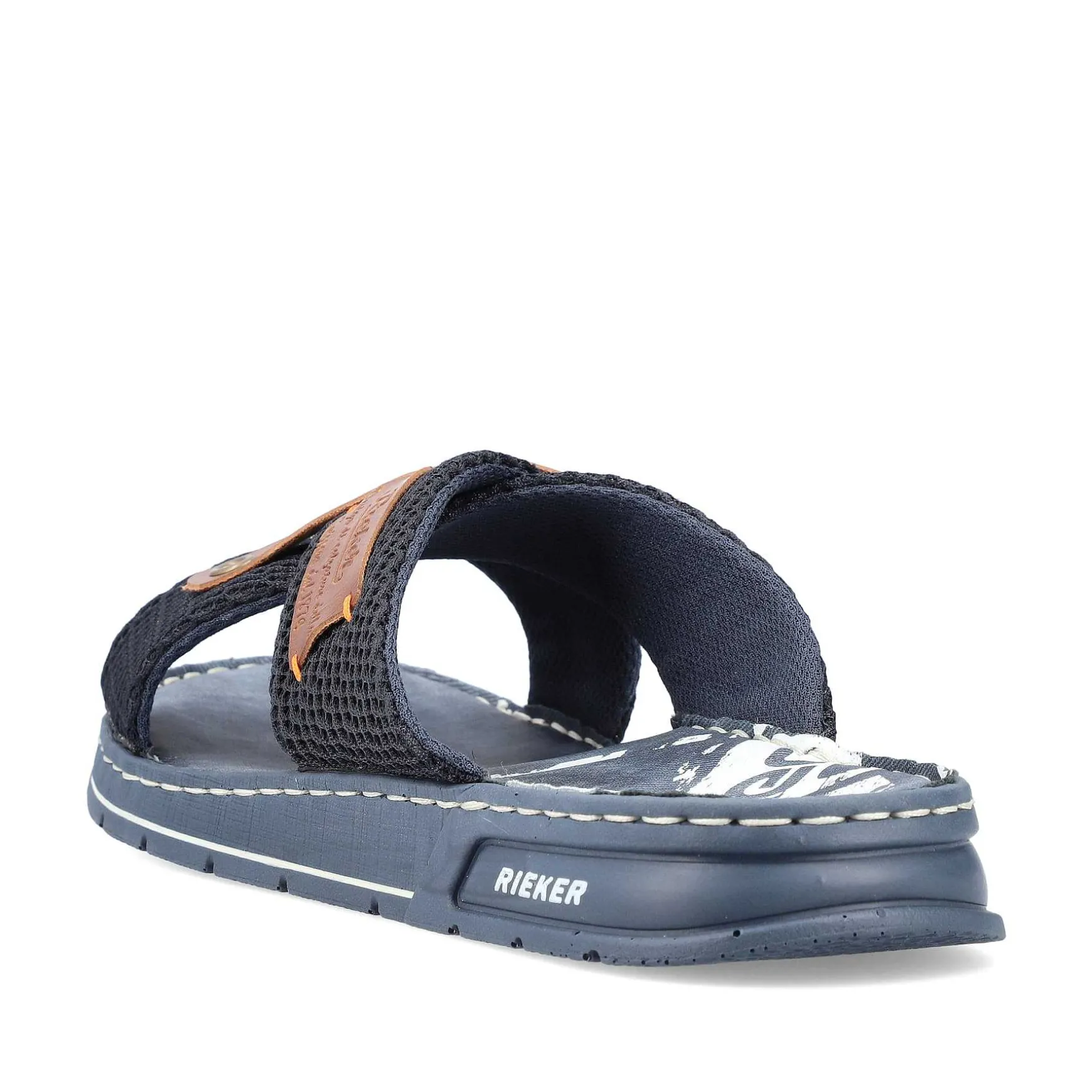 Rieker Herre Muldyr Pacific Bla-Brun