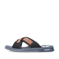 Rieker Herre Muldyr Pacific Bla-Brun