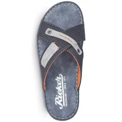 Rieker Herre Muldyr Pacific Blue