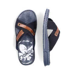 Rieker Herre Muldyr Pacific Bla-Brun