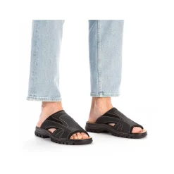 Rieker Herre Muldyr Sort Gra