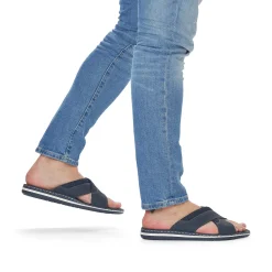 Rieker Herre Mule Marinebla