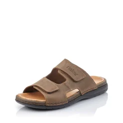 Rieker Herre Mule Nougat Brun