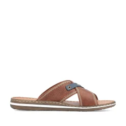 Rieker Herre Mule Nougat Brun