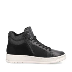 Rieker Herre Sneaker High Steel Sort