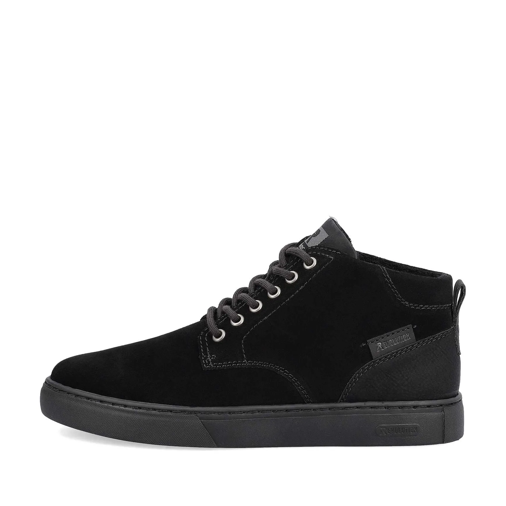 Rieker Herre Sneaker High Steel Sort