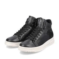 Rieker Herre Sneaker High Steel Sort