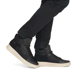 Rieker Herre Sneaker High Steel Sort