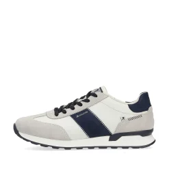 Rieker Herre Sneaker Lav Sten-Gra Creme-Hvid