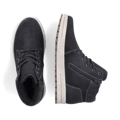 Rieker Herre Snoresko Asfalt Sort