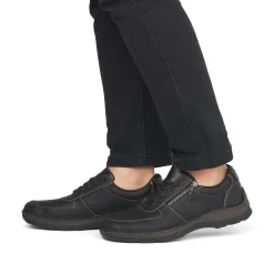 Rieker Herre Snoresko Asfalt Sort