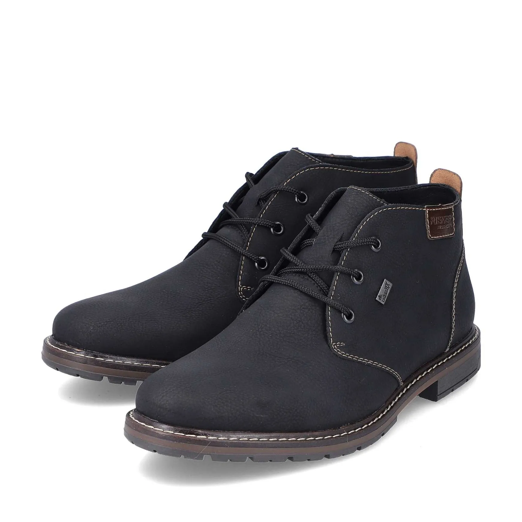 Rieker Herre Snoresko Asfalt Sort