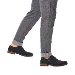 Rieker Herre Snoresko Grafit Sort