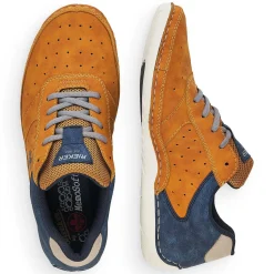 Rieker Herre Snoresko Gylden Gul-Kongebla