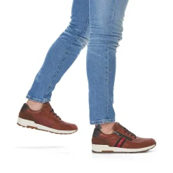 Rieker Herre Snoresko Karamelbrun-Ildrod