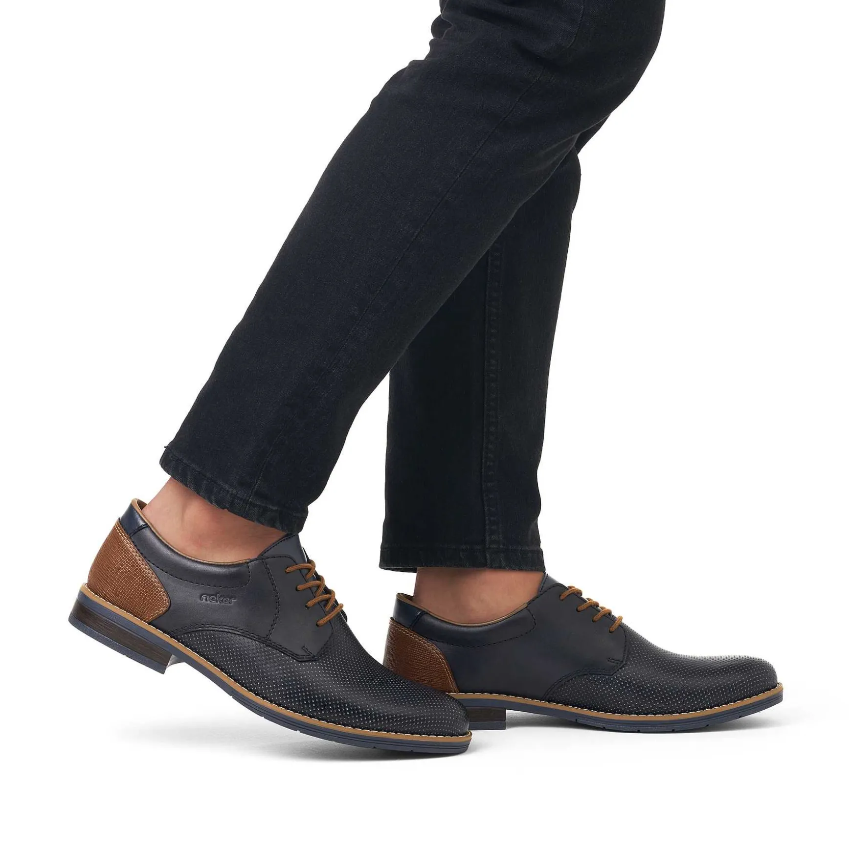 Rieker Herre Snoresko Marinebla