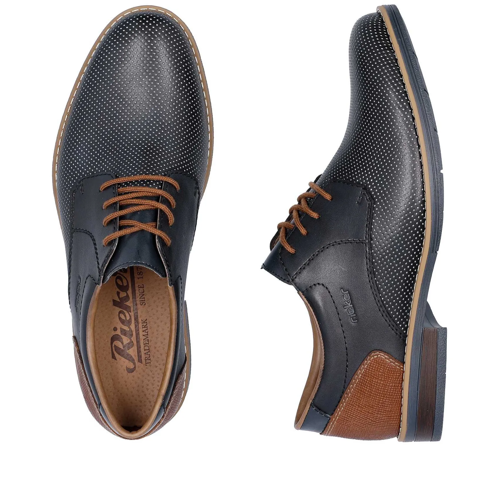 Rieker Herre Snoresko Marinebla